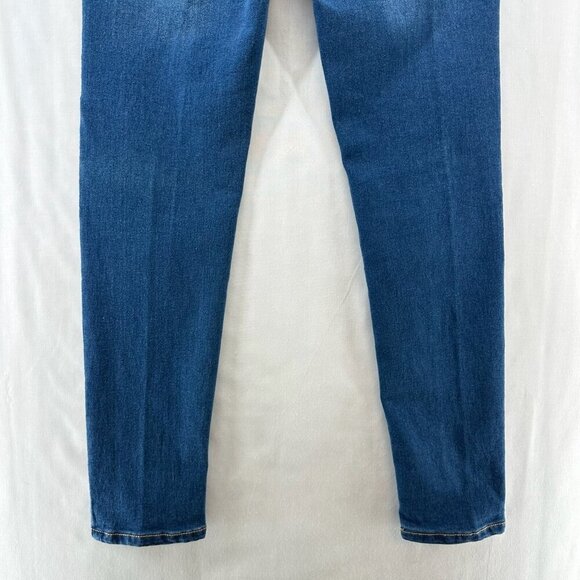 Levis Jeans Youth Girls Sz 14 Pull On Jegging Mid-rise Stretch Medium Wash Blue - Picture 9 of 11